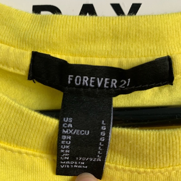 💕forever 21 sweet like honey yellow tshirt💕 - Picture 3 of 3